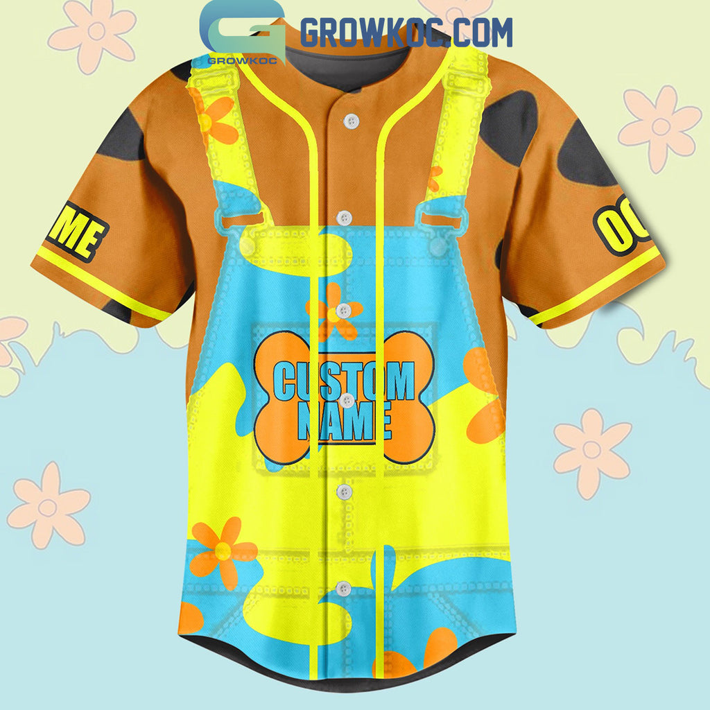 Scooby Doo Where Are You Big Question Fan Personalized Baseball Jersey