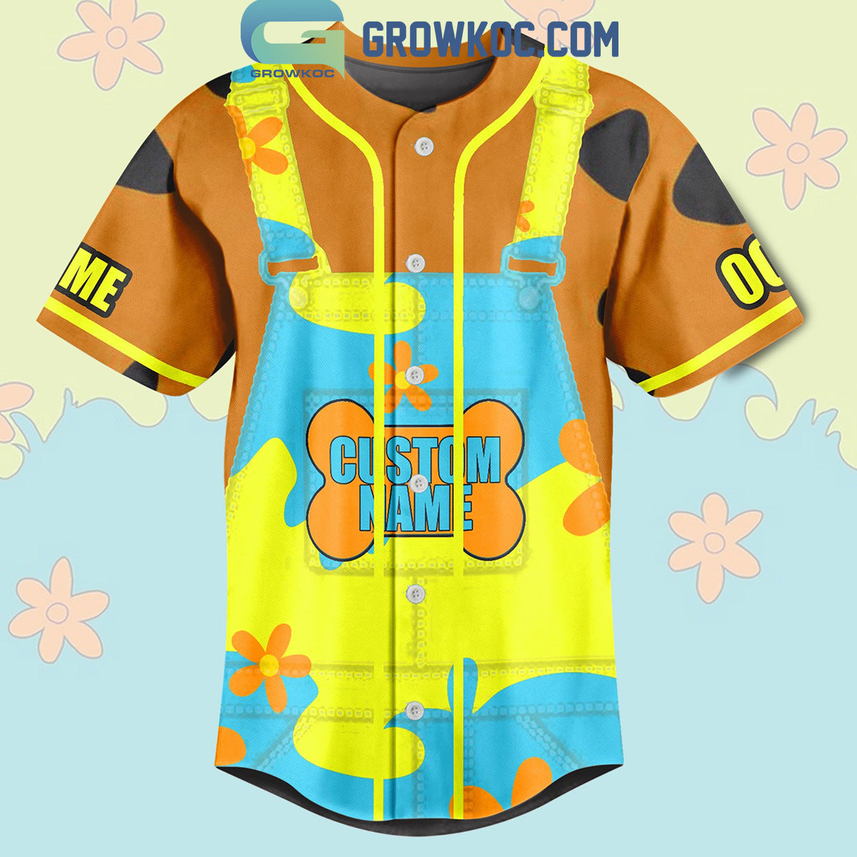 Scooby Doo Where Are You Big Question Fan Personalized Baseball Jersey