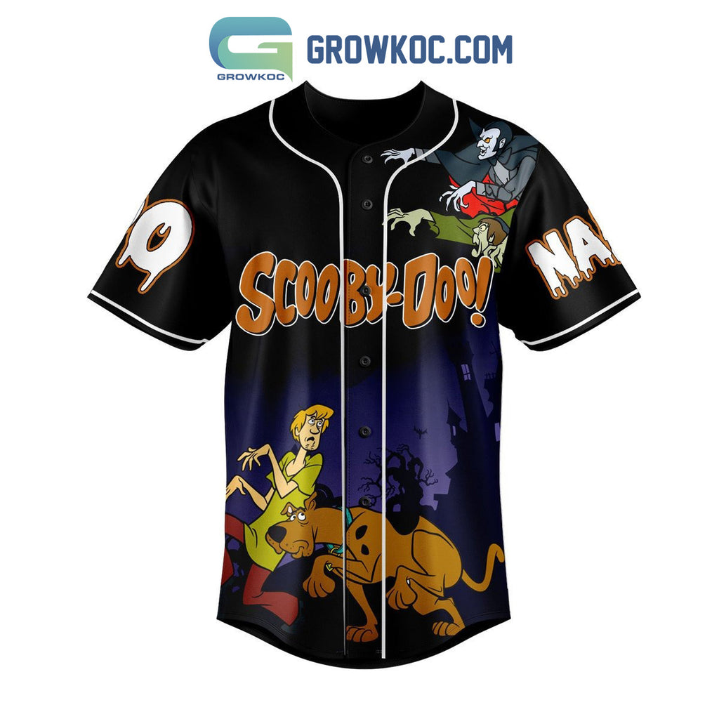 Scooby Doo Where Are You Halloween Night Personalized Baseball Jersey