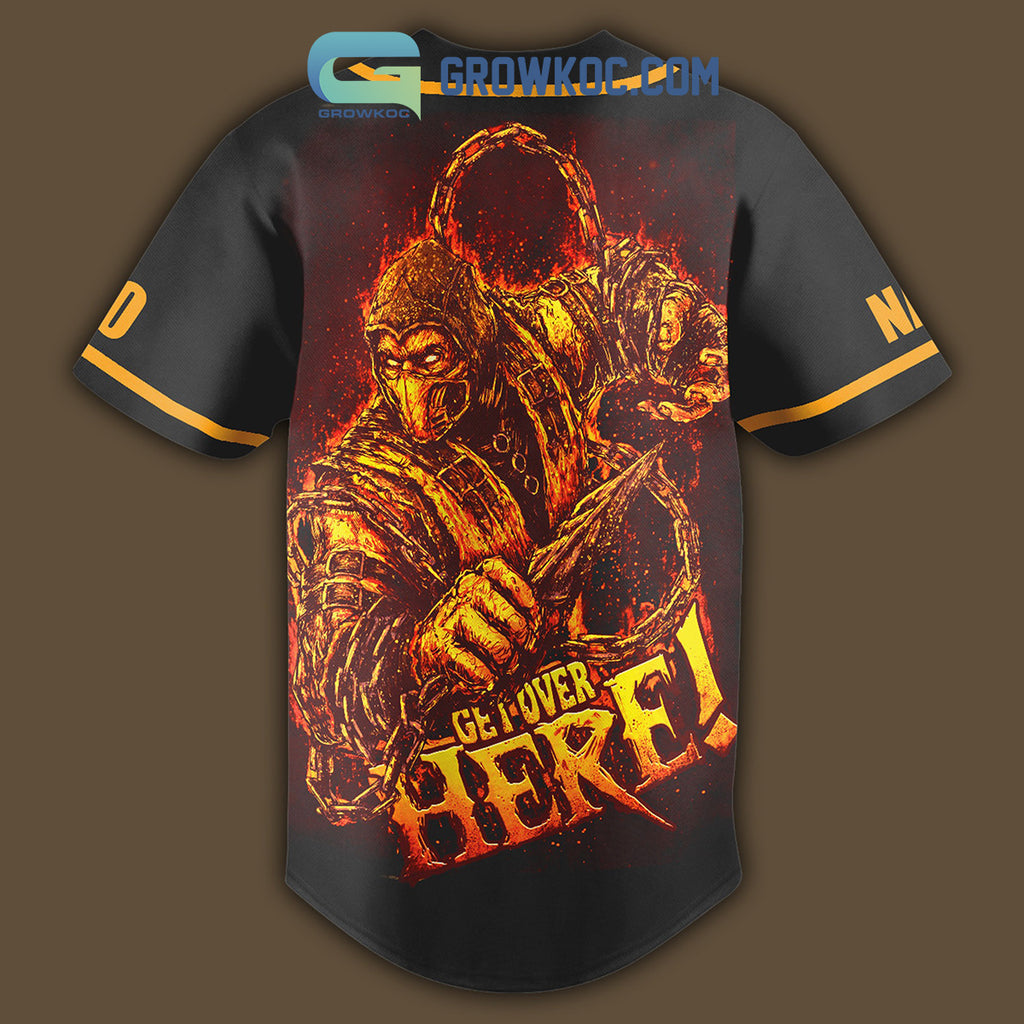 Scorpion Get Over Here Personalized Baseball Jersey