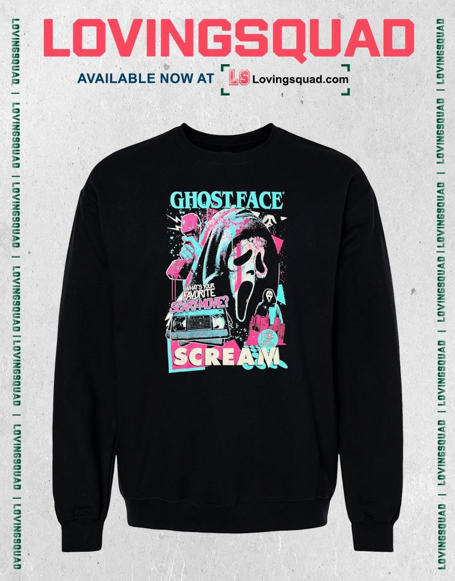 Scream Ghostface what’s your favorite scary movie T-shirt