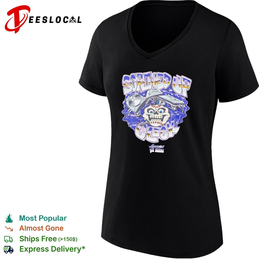 Screwed up click skull DJ shirt