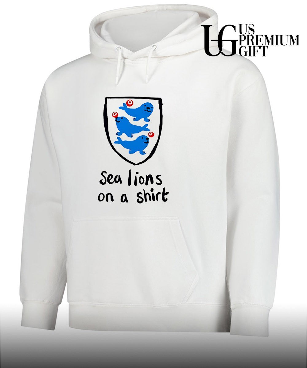 Sea Lions on a shirt England Footbal parody T-shirt