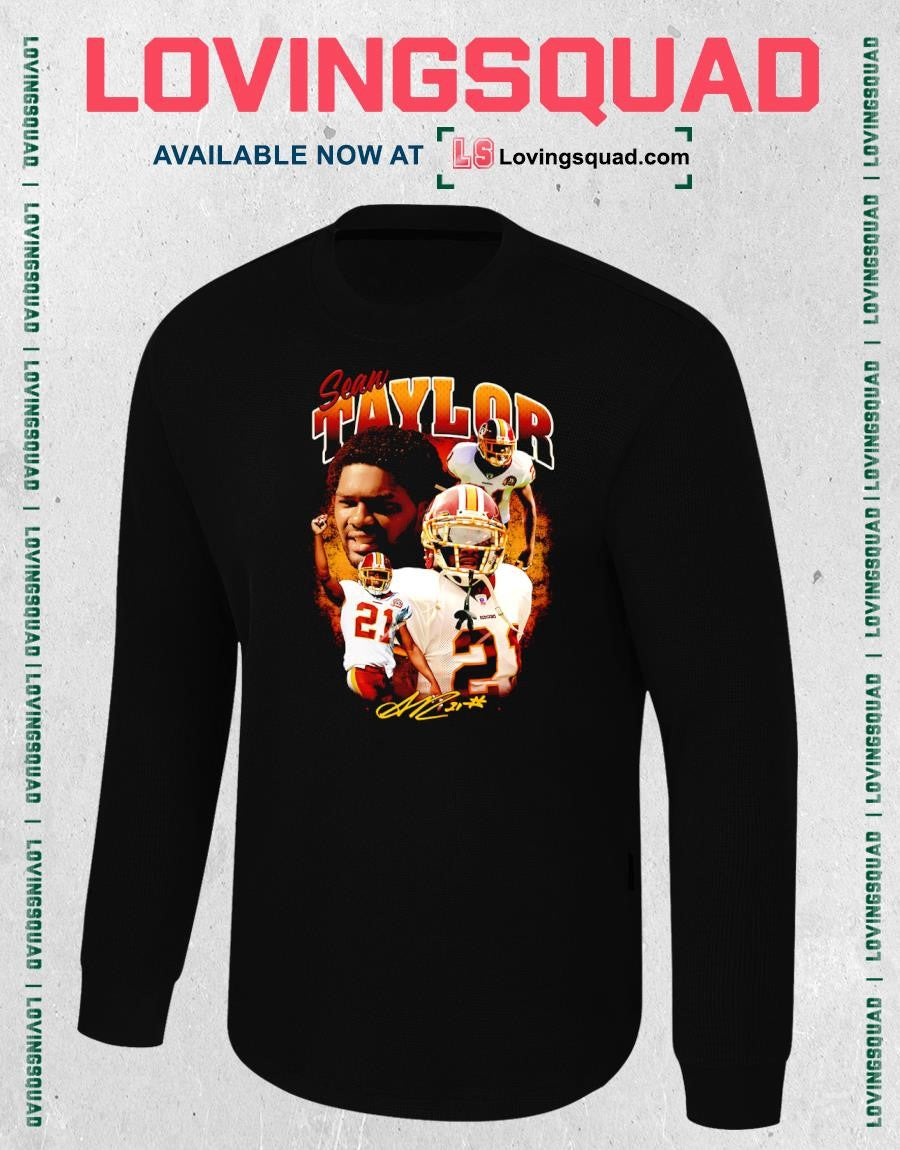 Sean Taylor Washington Commanders Graphic Signature T-Shirt