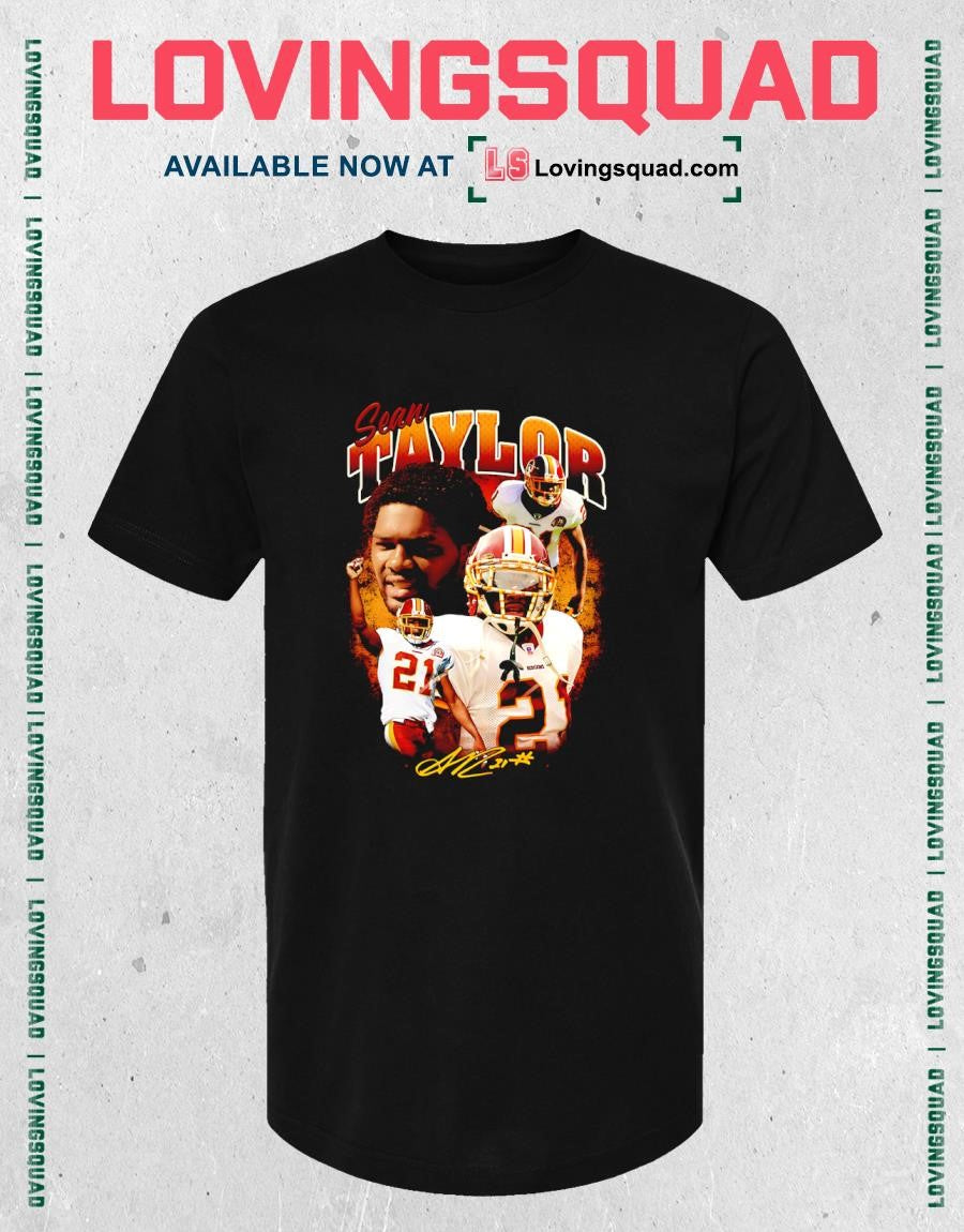 Sean Taylor Washington Commanders Graphic Signature T-Shirt