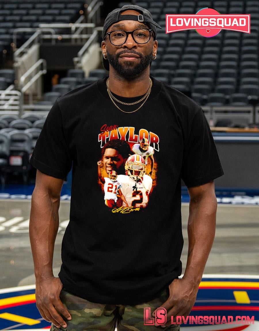 Sean Taylor Washington Commanders Graphic Signature T-Shirt