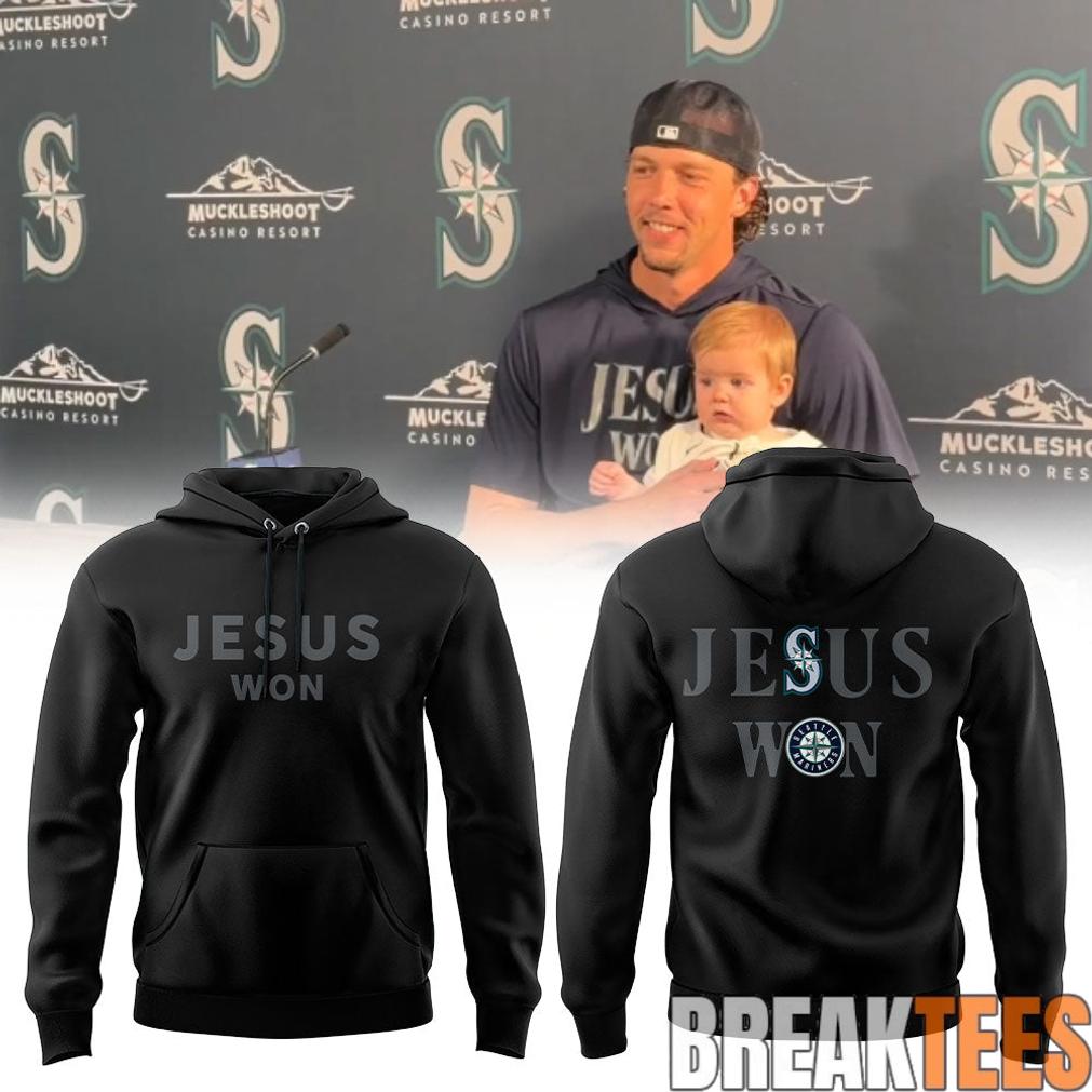 Seattle Mariners JESUS WON 2026 Hoodie