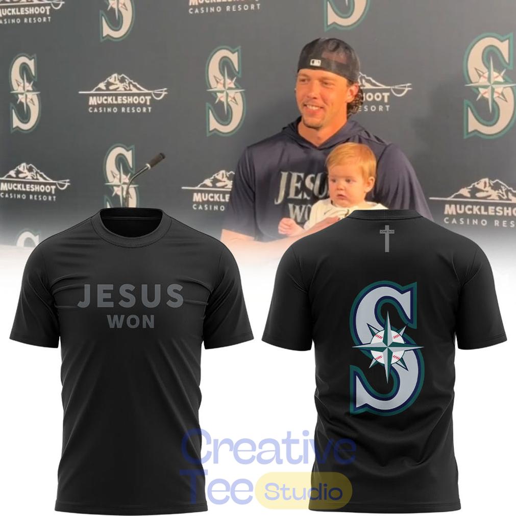 Seattle Mariners JESUS WON 2026 Special Tee Hoodie