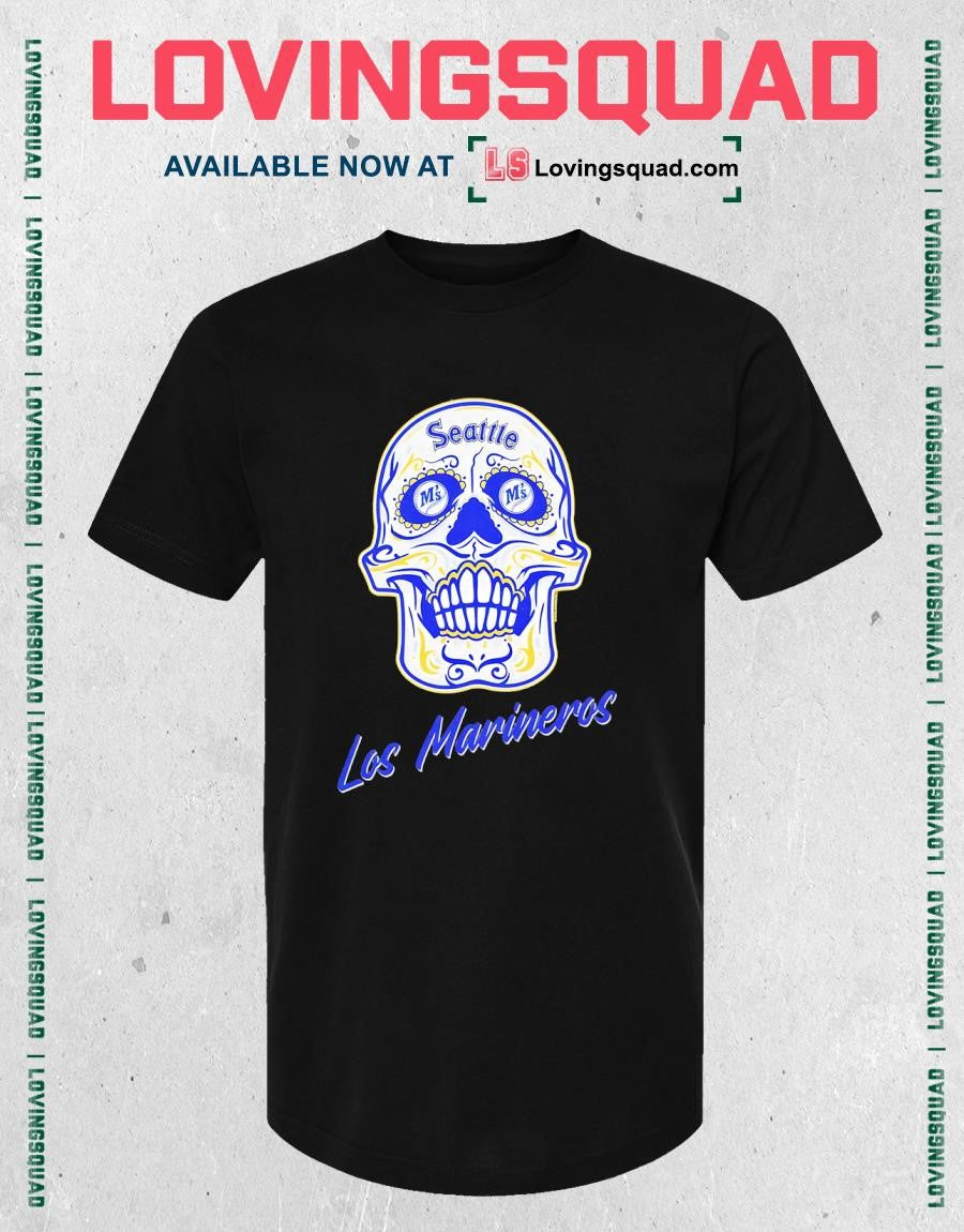 Seattle Mariners Sugar Skull T-Shirt