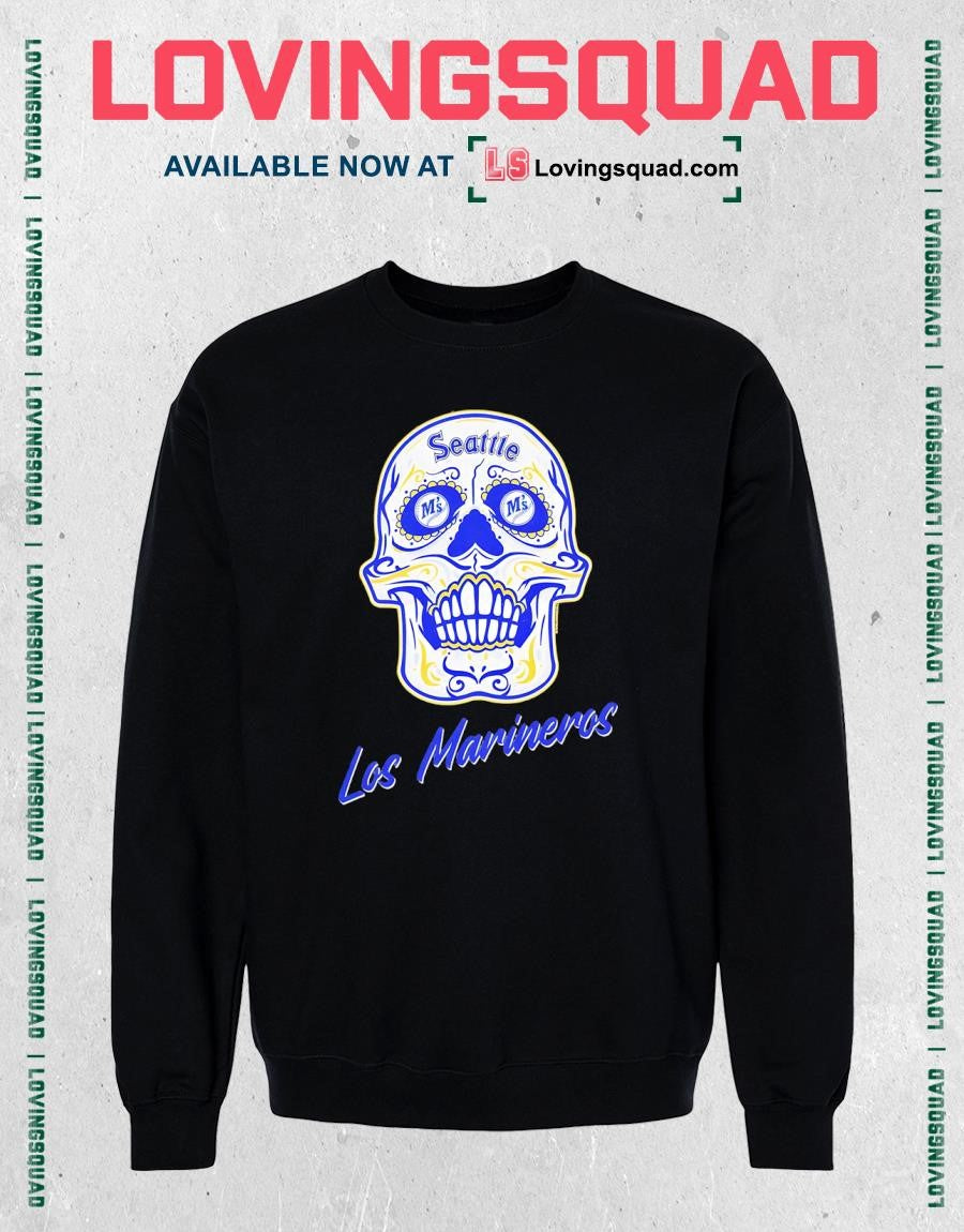Seattle Mariners Sugar Skull T-Shirt