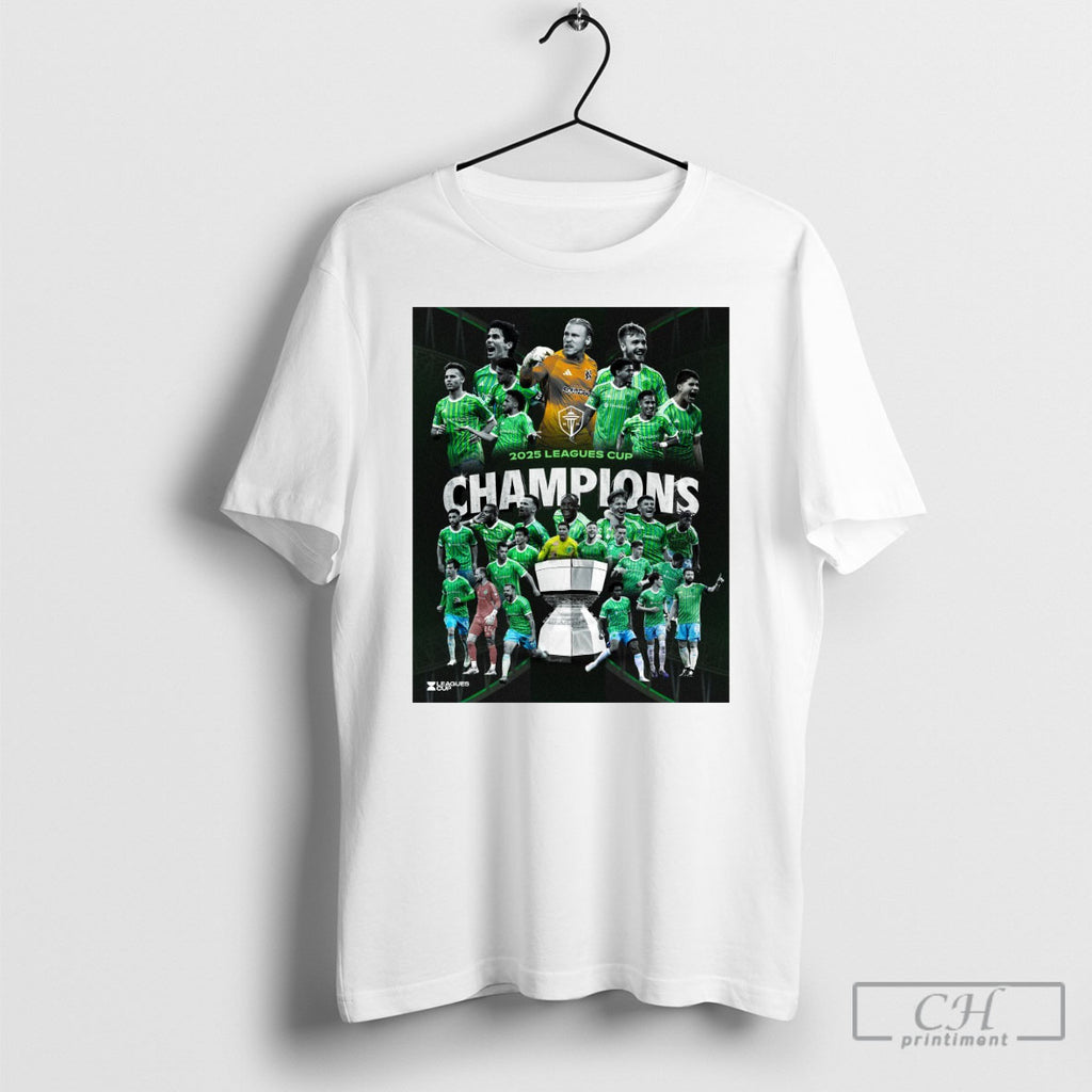 Seattle Sounders Fc Win Leagues Cup Champions 2025 Over Inter Miami Poster T-Shirts, Hoodie, Sweatshirt | InkRitualCo.com