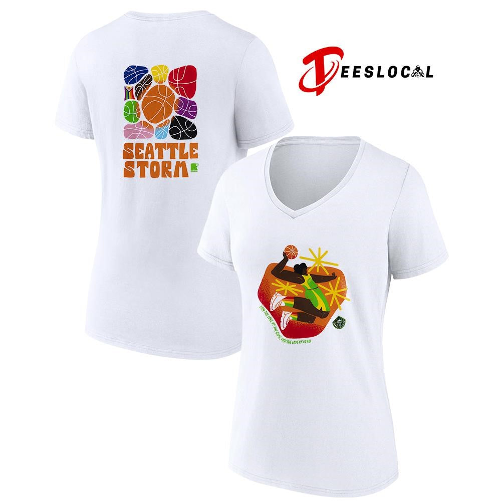 Seattle Storm Pride for the love of the game for the love of us all art shirt