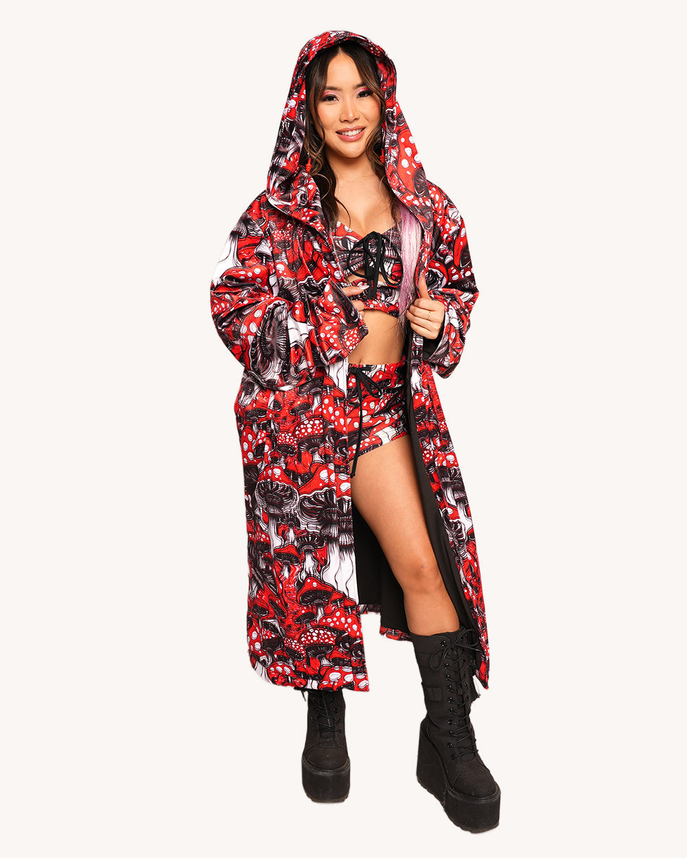 Secret of Life Mushroom Cloak with Hood