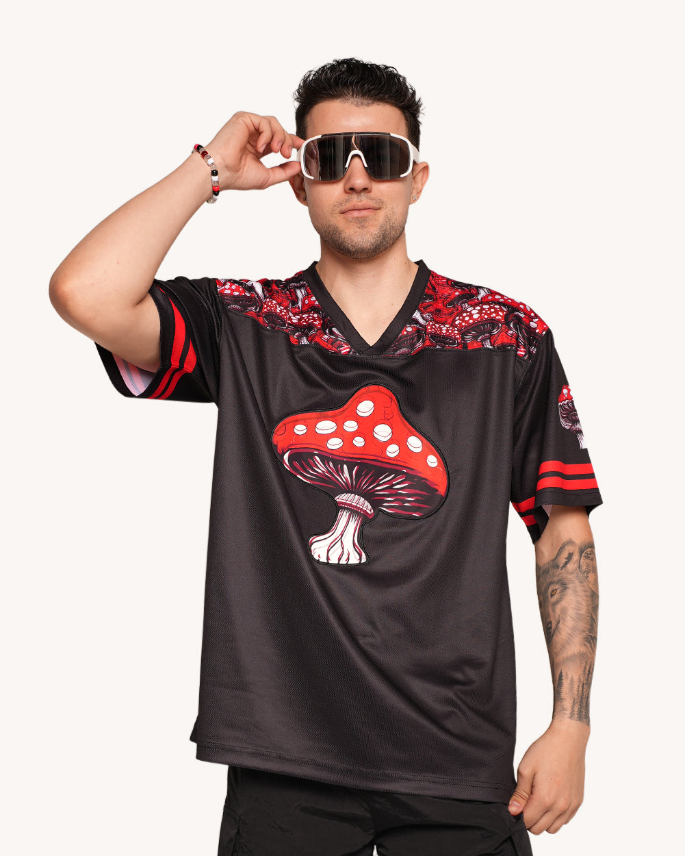 Secret of Life Mushroom Football Jersey