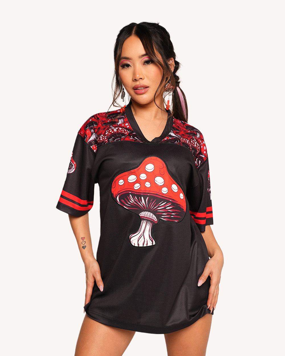 Secret of Life Mushroom Football Jersey