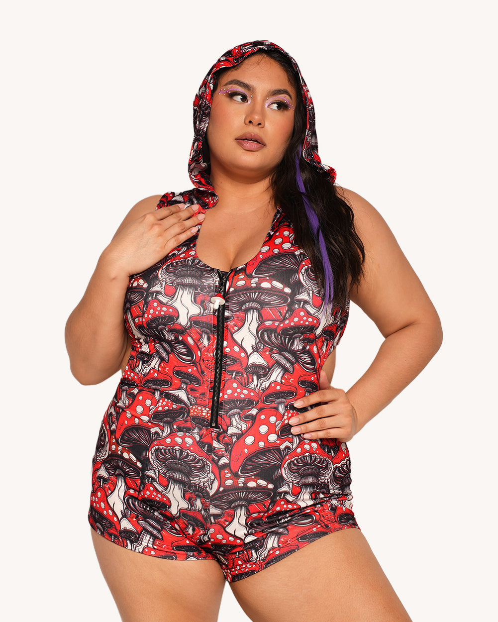 Secret of Life Mushroom Hooded Romper