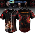 Sepultura 40 Years Farewell Tour 2024 Personalized Baseball Jersey