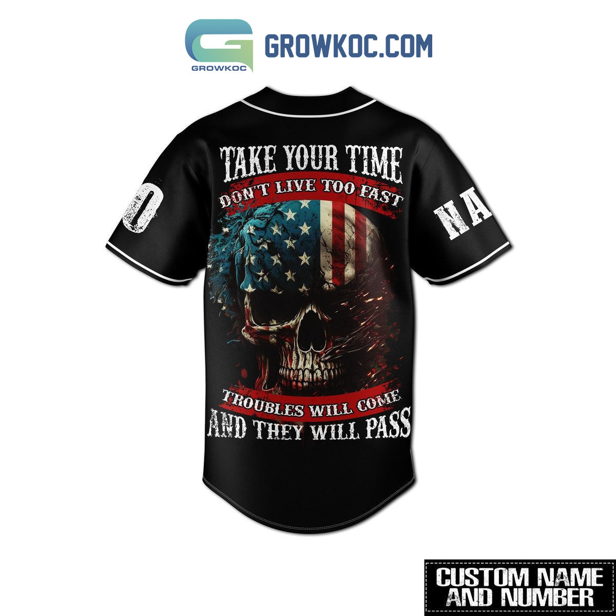 Shinedown Take Your Time Don’t Live Too Fast Personalized Baseball Jersey