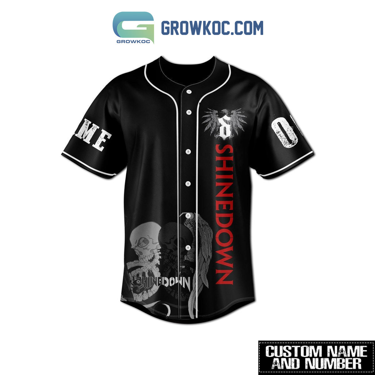 Shinedown Take Your Time Don’t Live Too Fast Personalized Baseball Jersey