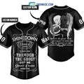 Shinedown The Ghost Give Me Second Chance Monsters Personalized Baseball Jersey