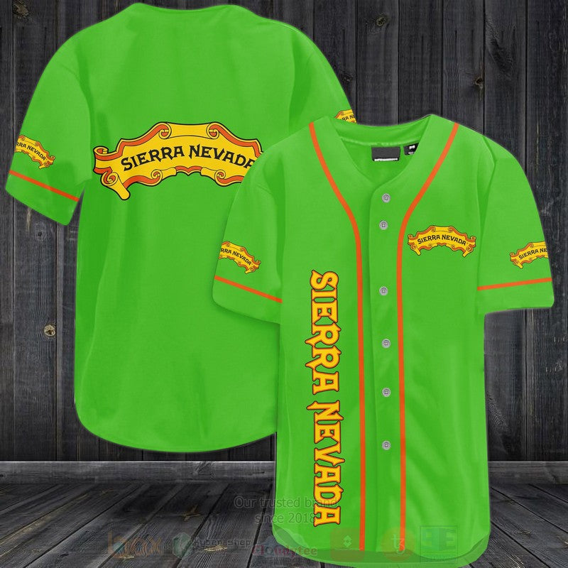 FASHION Sierra Nevada Baseball Jerseys Botton Shirt