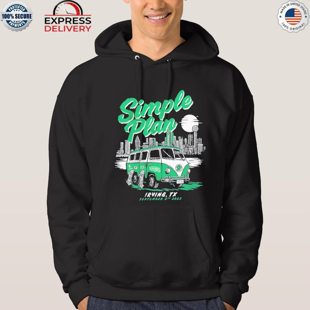 Simple Plan September 6 2025 Irving TX Shirt