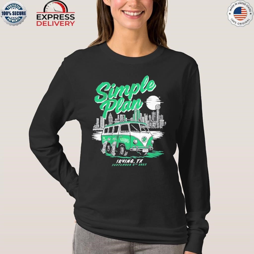 Simple Plan September 6 2025 Irving TX Shirt