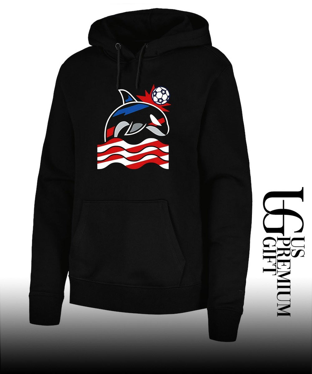 Simply Wild Whale Stars and Stripes Soccer shirt