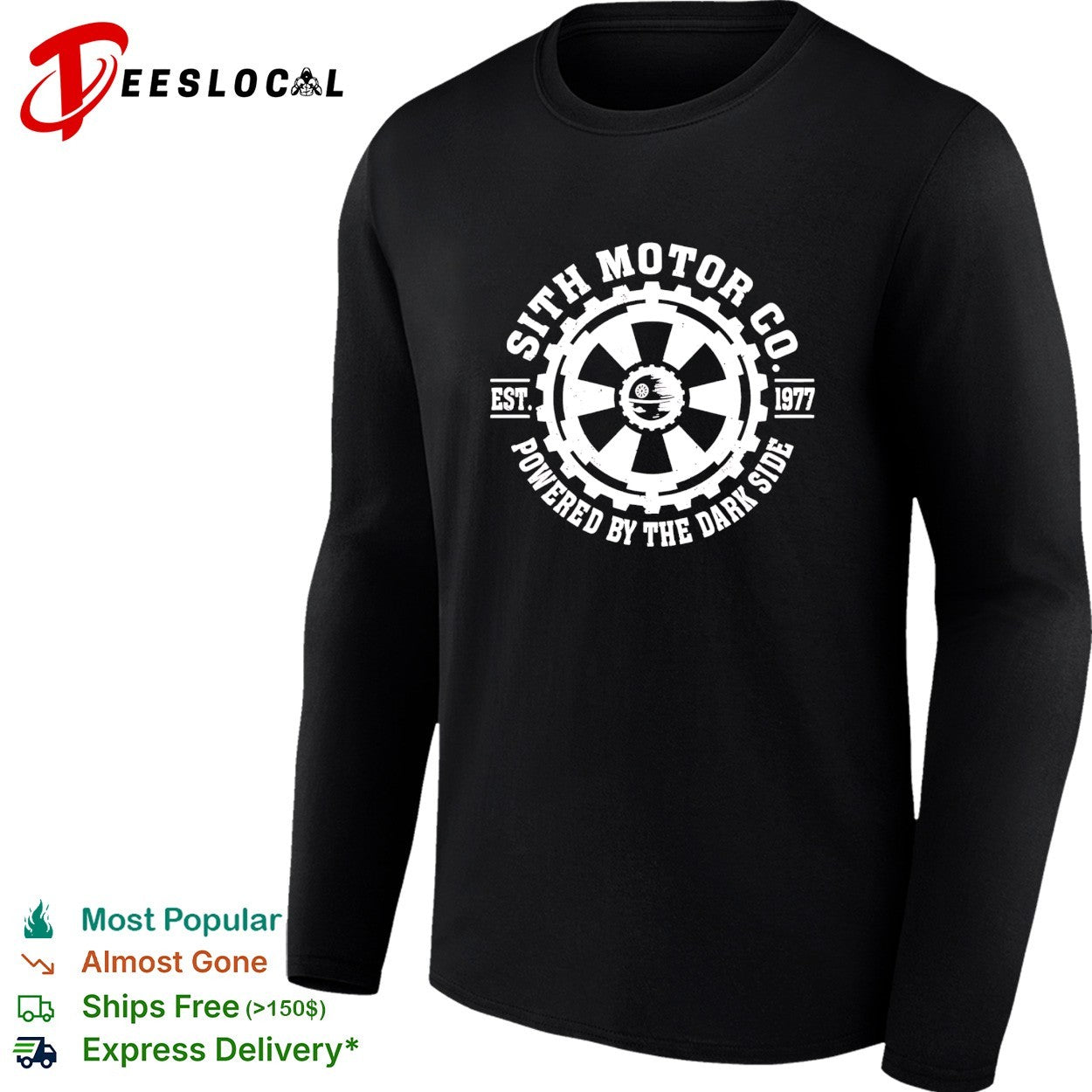 Sith Motor Co powered by the dark side 1977 shirt