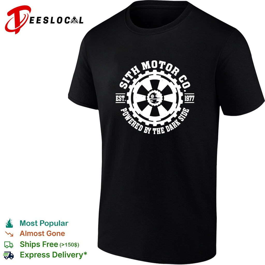 Sith Motor Co powered by the dark side 1977 shirt