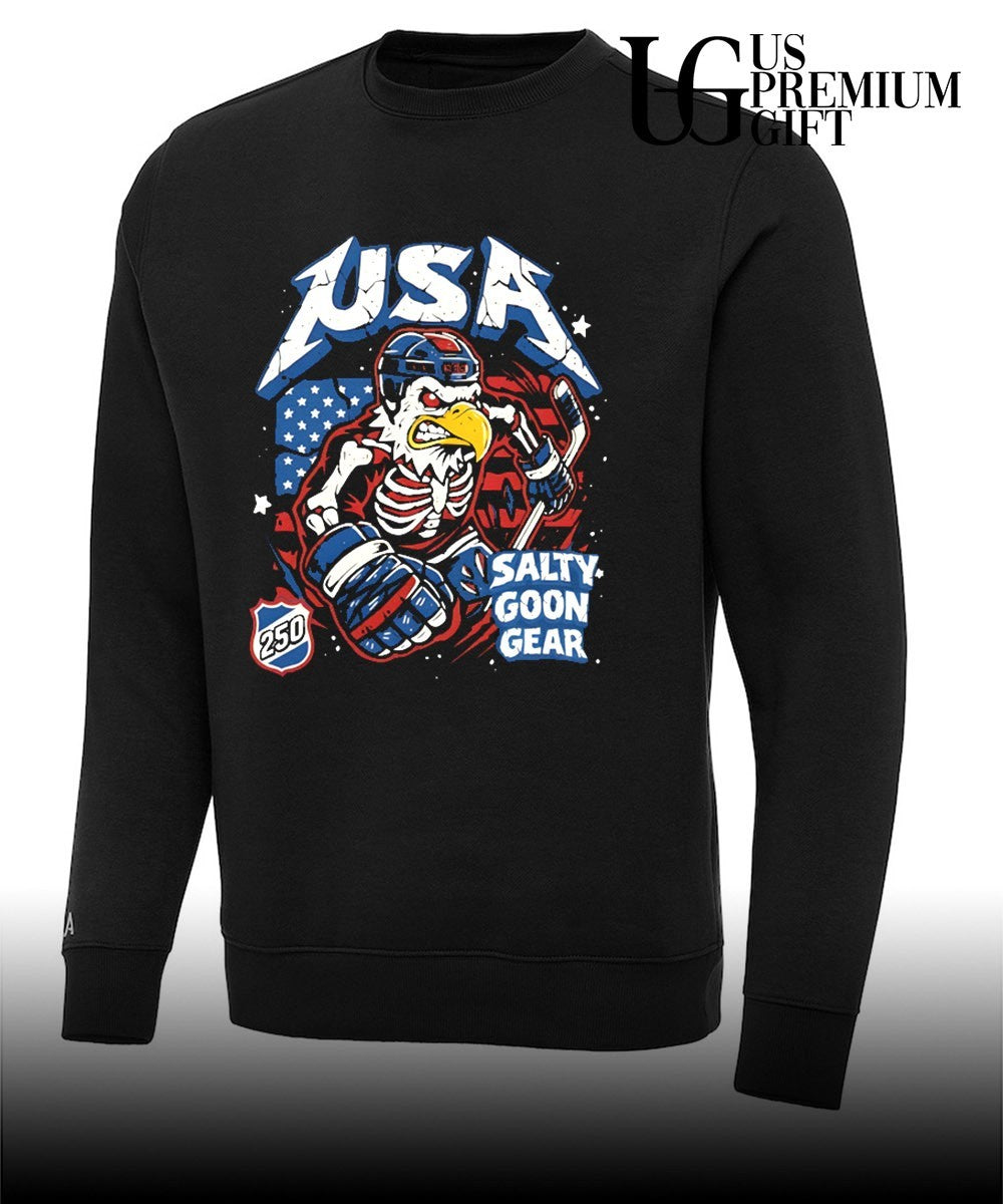 Skeleton Eagle USA 250 Salty Goon Gear shirt
