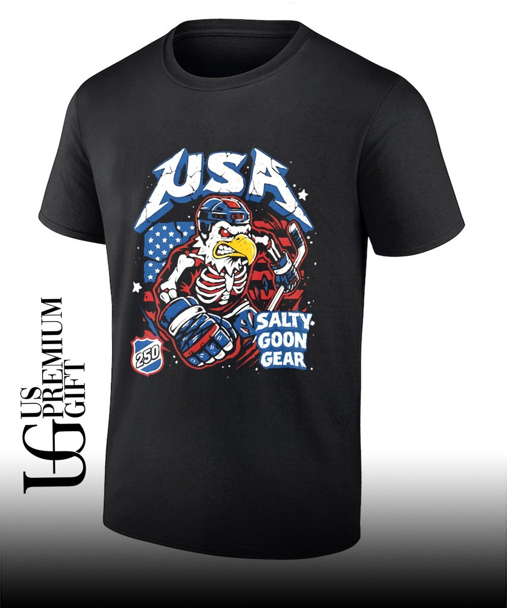 Skeleton Eagle USA 250 Salty Goon Gear shirt