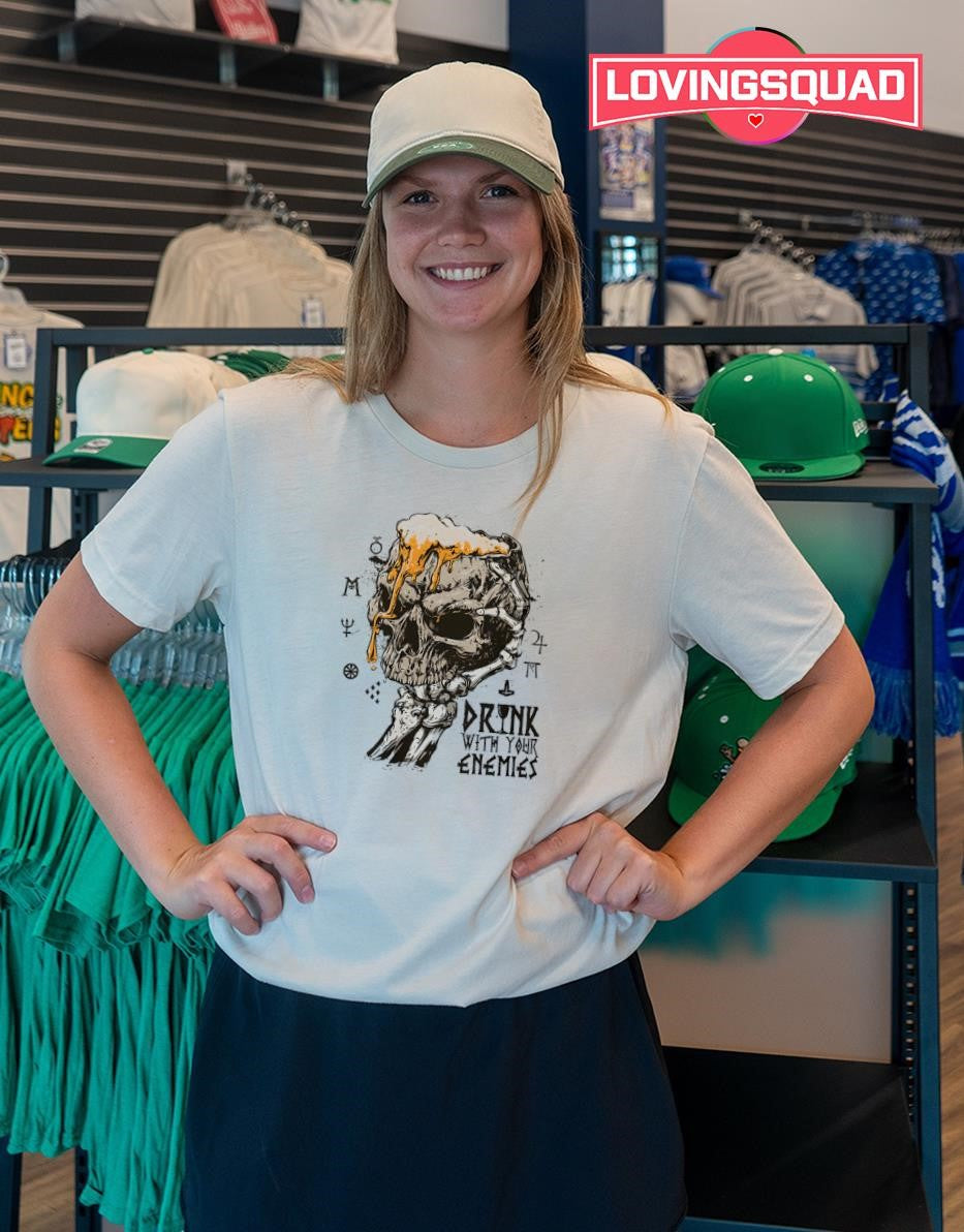 Skull Drink With Your EnemiesT-shirt