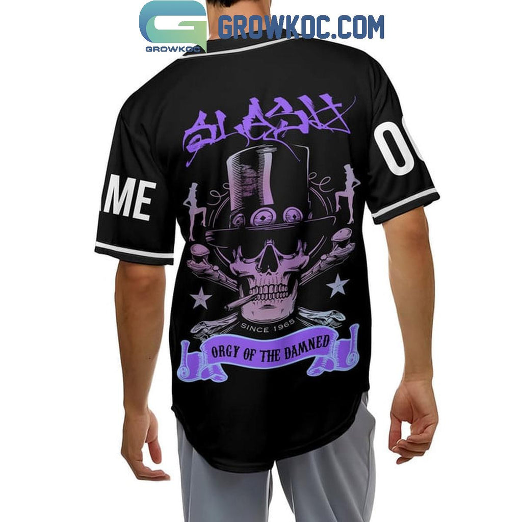 Slash Orgy Of The Damned Personalized Baseball Jersey