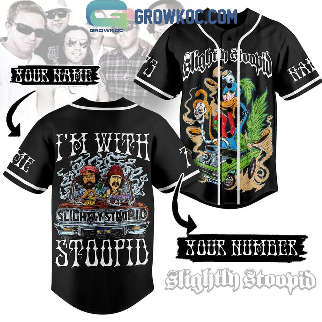 Slightly Stoopid I’m With Slightly Stoopid Personalized Baseball Jersey