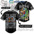 Slightly Stoopid I’m With Slightly Stoopid Personalized Baseball Jersey