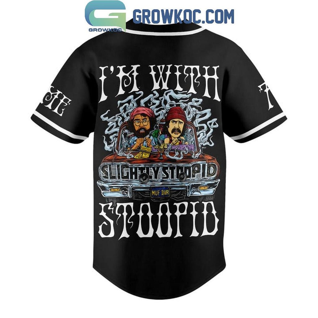 Slightly Stoopid I’m With Slightly Stoopid Personalized Baseball Jersey