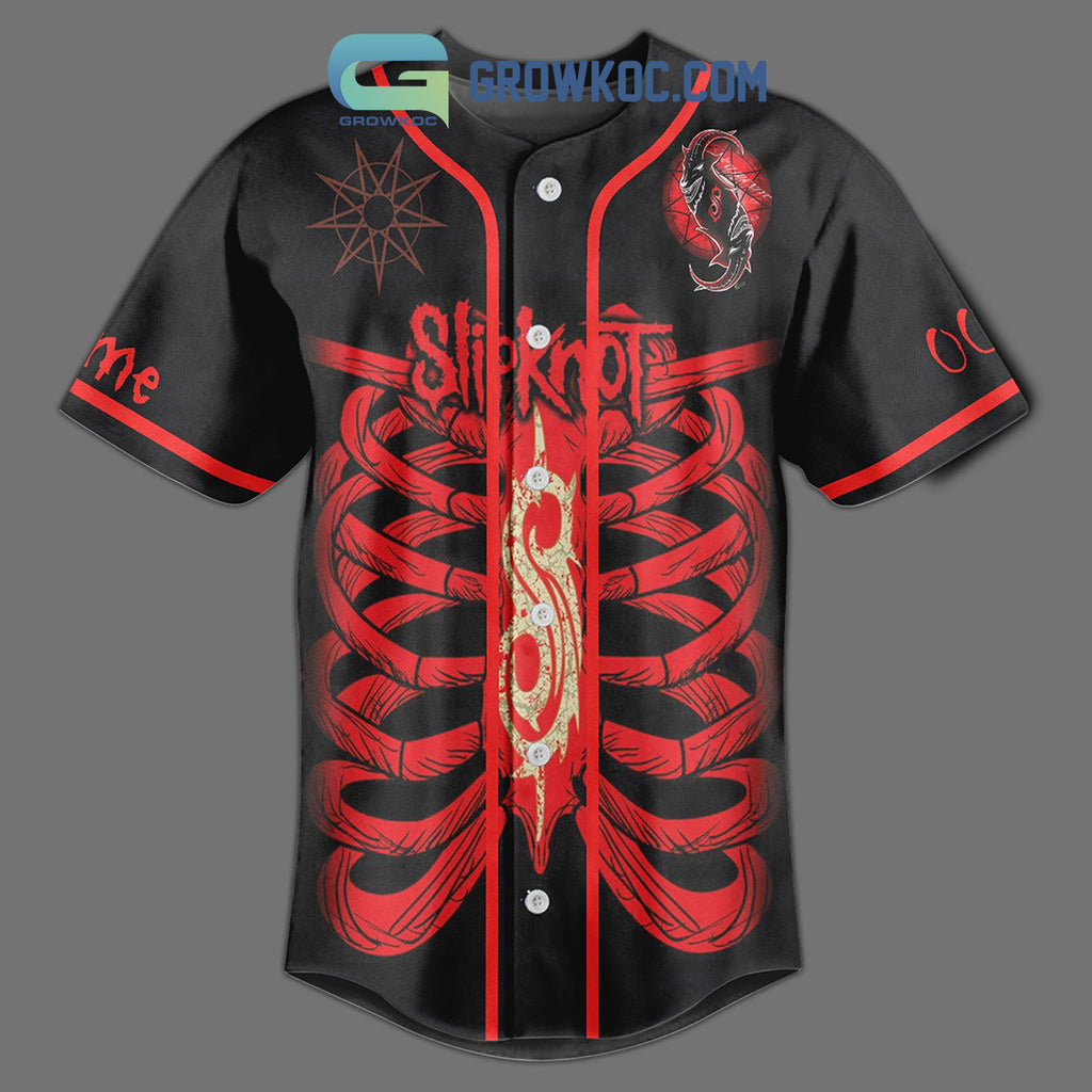 Slipknot Hold Your Breath Personalized Baseball Jersey