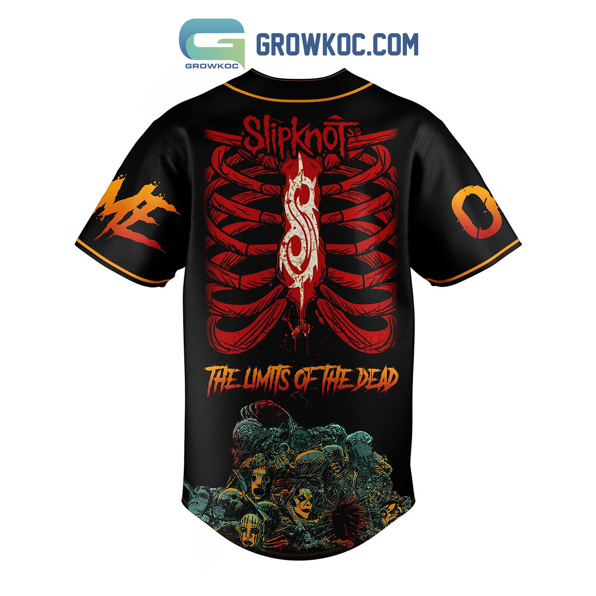 Slipknot The Limits Of The Dead All Hope Is Gone Personalized Baseball Jersey