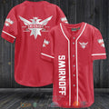 Smirnoff Vodka red Baseball shirt