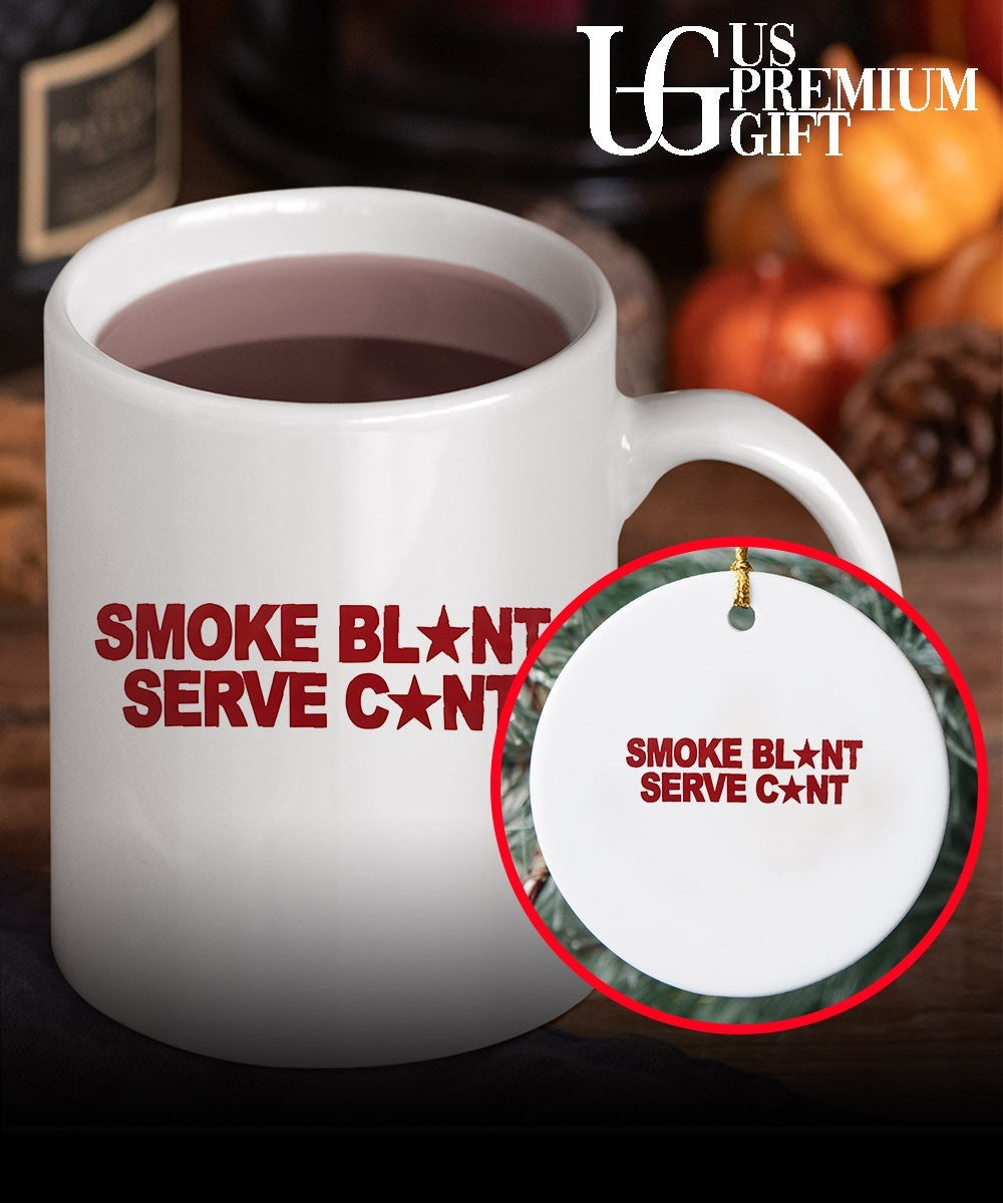 Smoke blunt serve cunt T-shirt