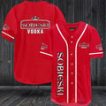 FASHION Sobieski Vodka Baseball Jerseys Botton Shirt