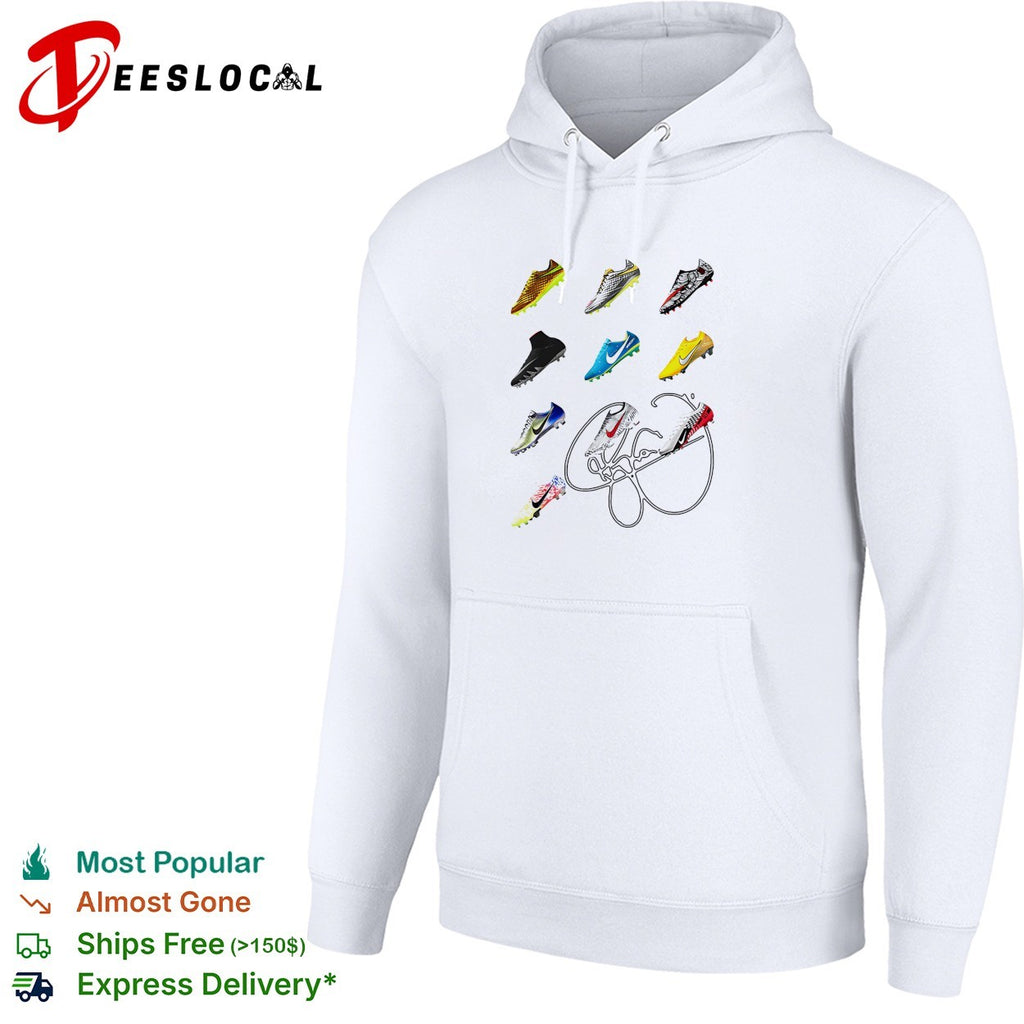 Soccer cleats collage signature shirt