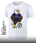 Soccer mascot Bald Eagle USA Team shirt