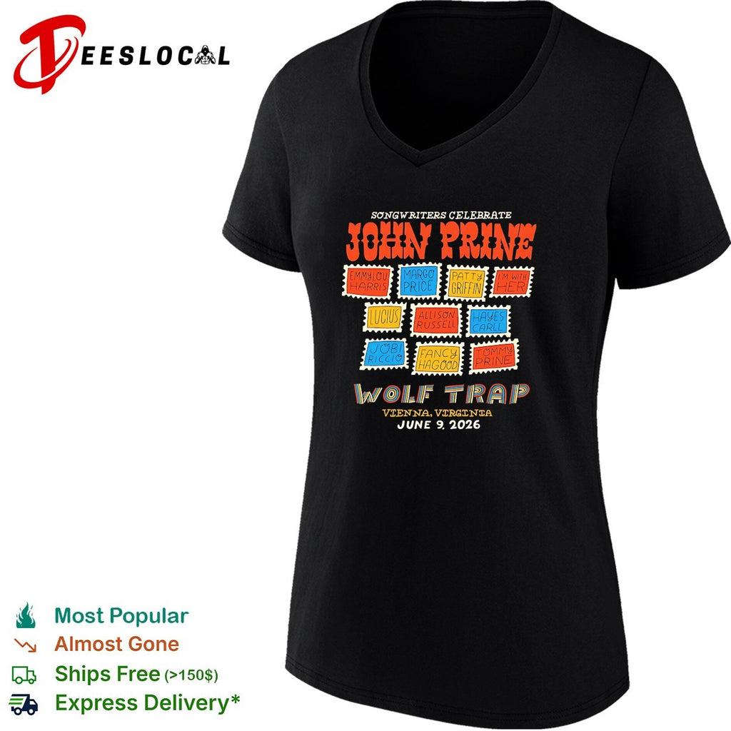 Songwriters celebrate John Prine wolf trap Vienna Virginia shirt
