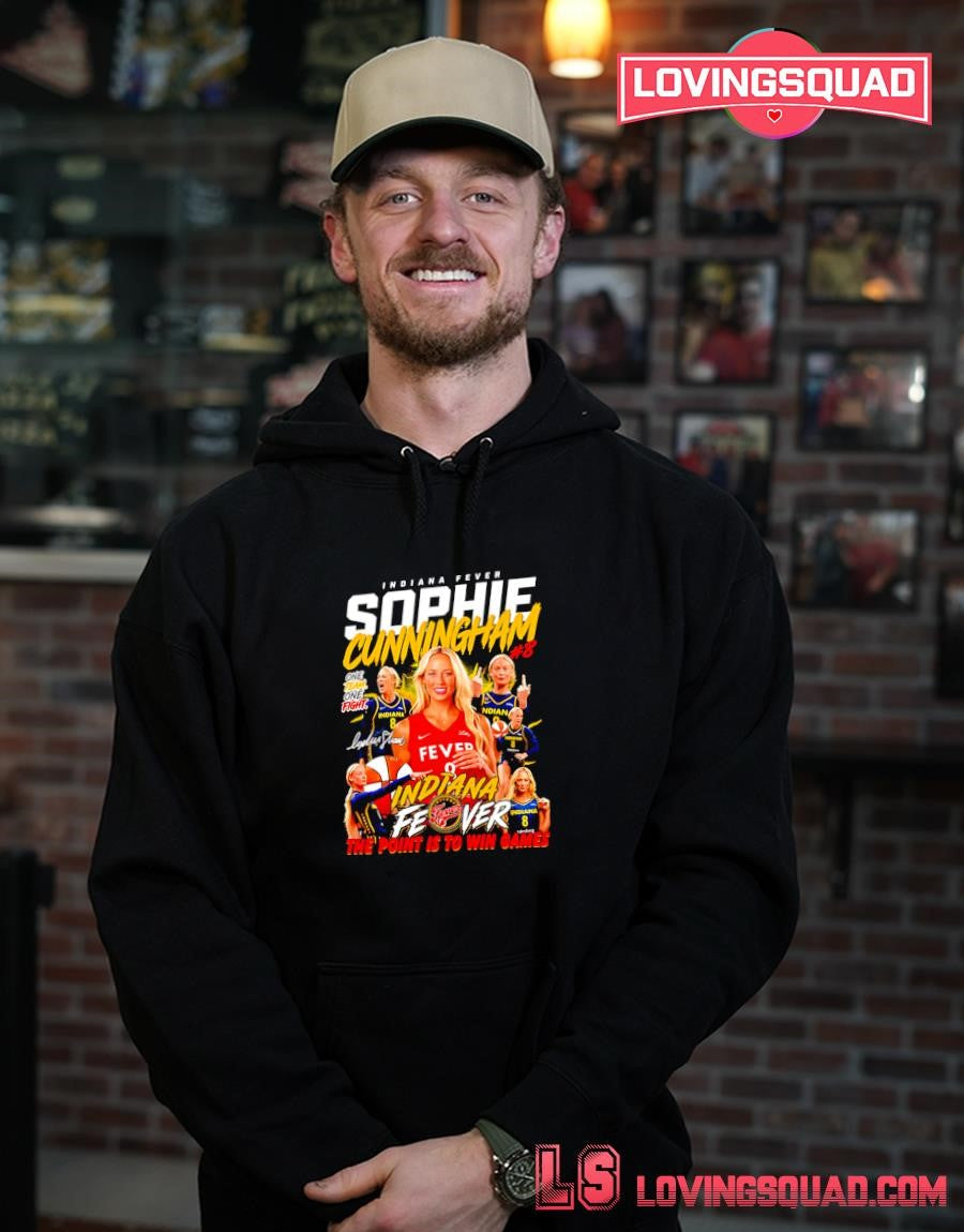 Sophie Cunningham #8 Indiana Fever The Point Is To Win Games One Team One Fight T-Shirt