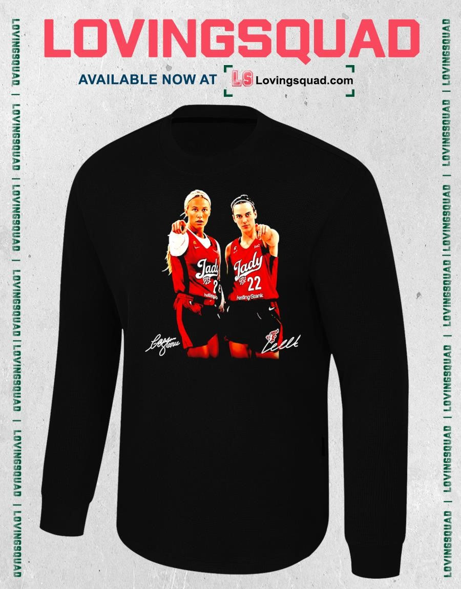 Sophie Cunningham And Caitlin Clark Indy Signatures T-Shirt