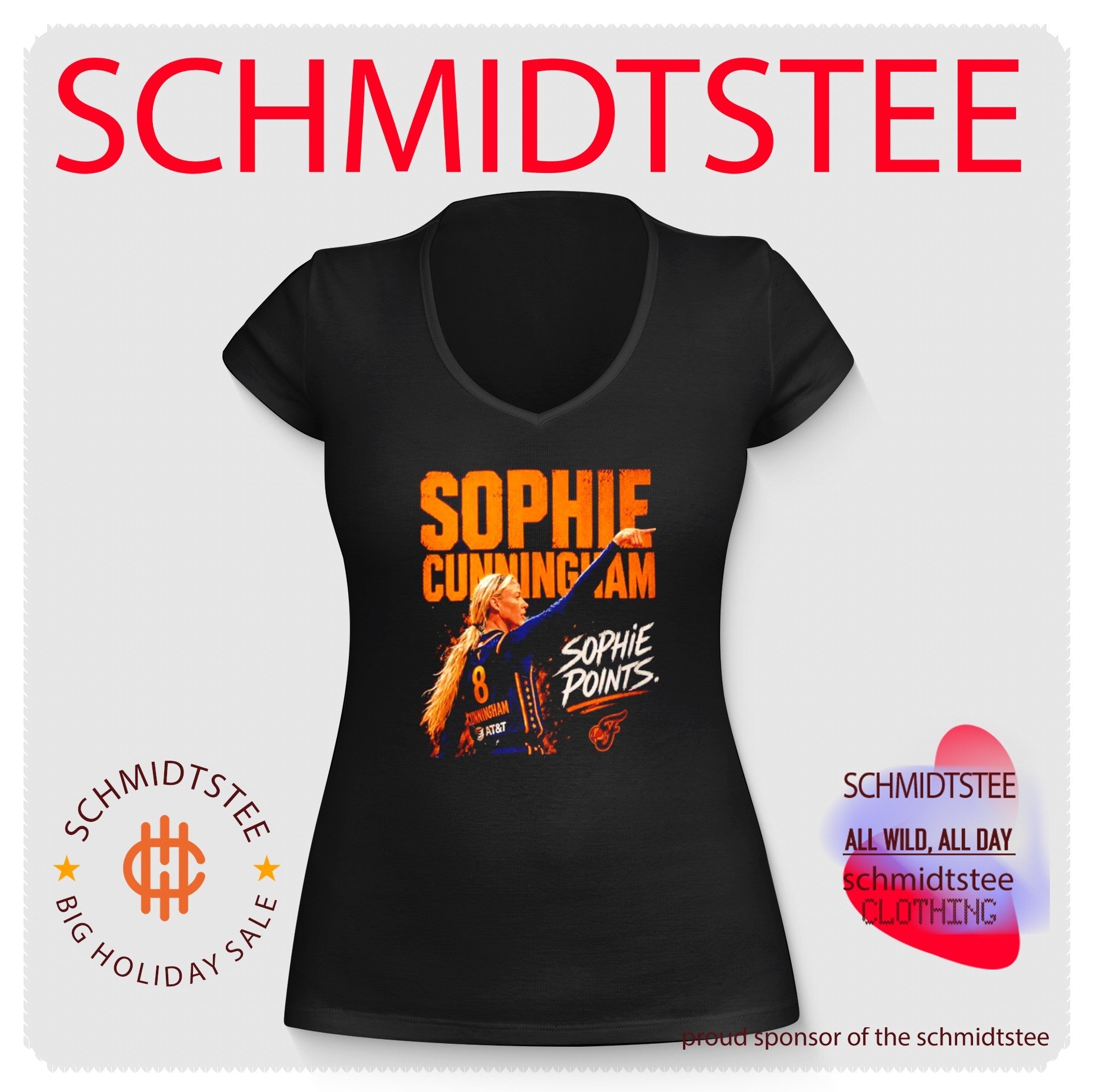 Sophie Cunningham Indiana Fever Pointing shirt