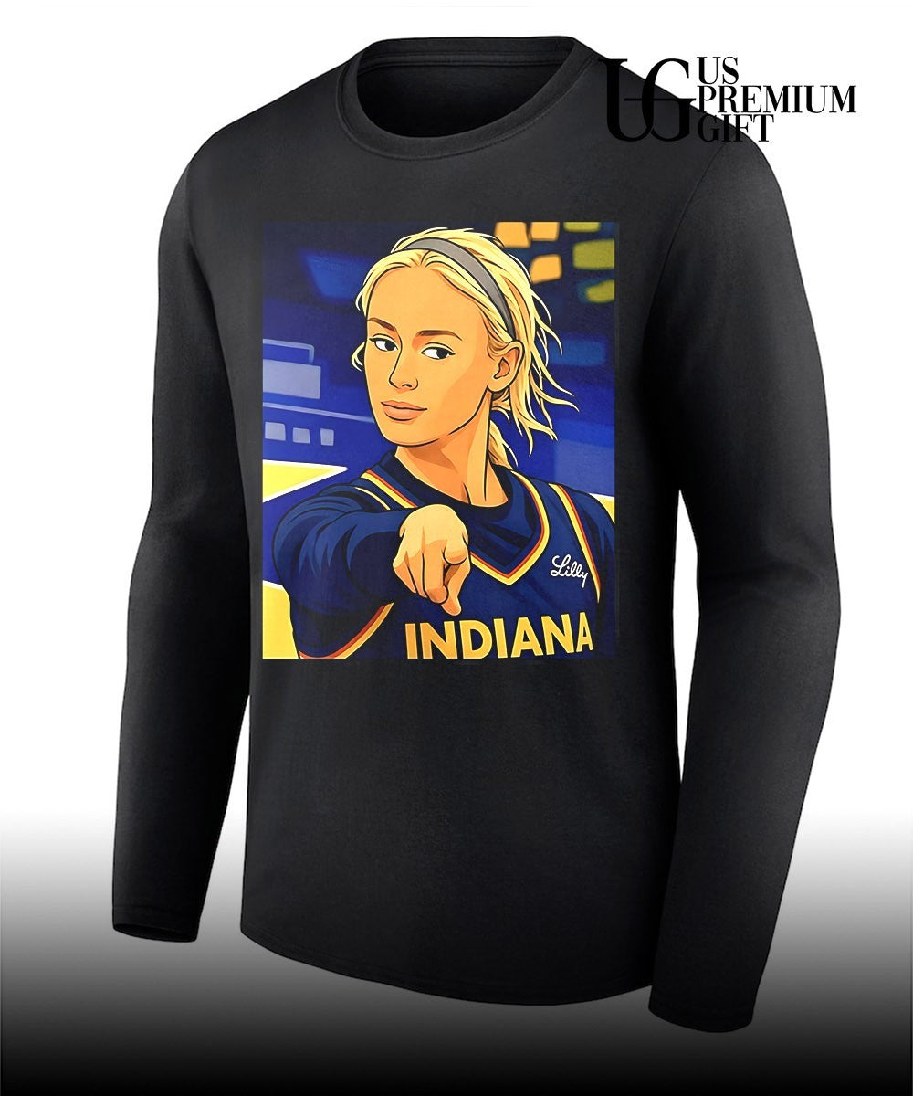 Sophie Cunningham Indiana Fever pointing viral shirt