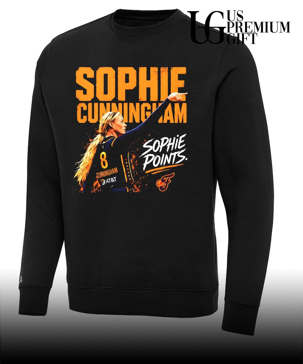 Sophie Cunningham pointing sophie points Indiana Fever WNBA 2026 shirt